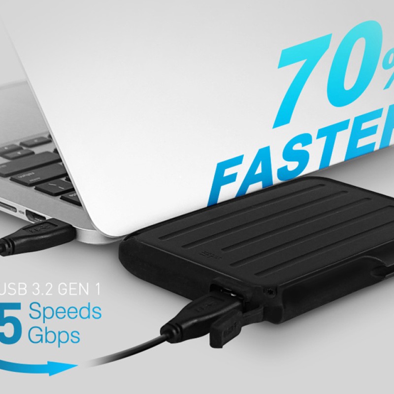 Silicon Power Armor A66 USB 3.2 Εξωτερικός HDD 4TB 2.5