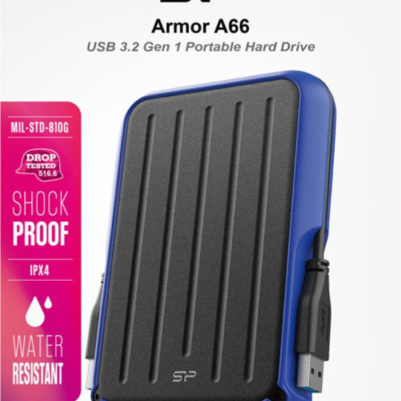 Silicon Power Armor A66 USB 3.2 Εξωτερικός HDD 4TB 2.5