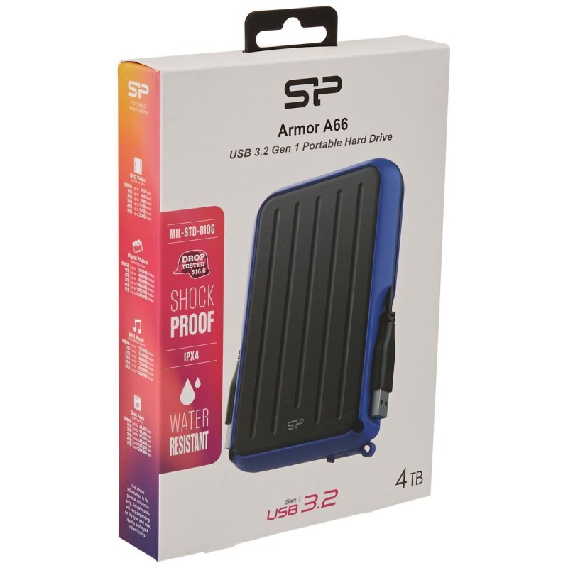Silicon Power Armor A66 USB 3.2 Εξωτερικός HDD 4TB 2.5