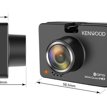 Kenwood DRV A510W Κάμερα DVR Αυτοκινήτου 4K WiFi, GPS για Παρμπρίζ
