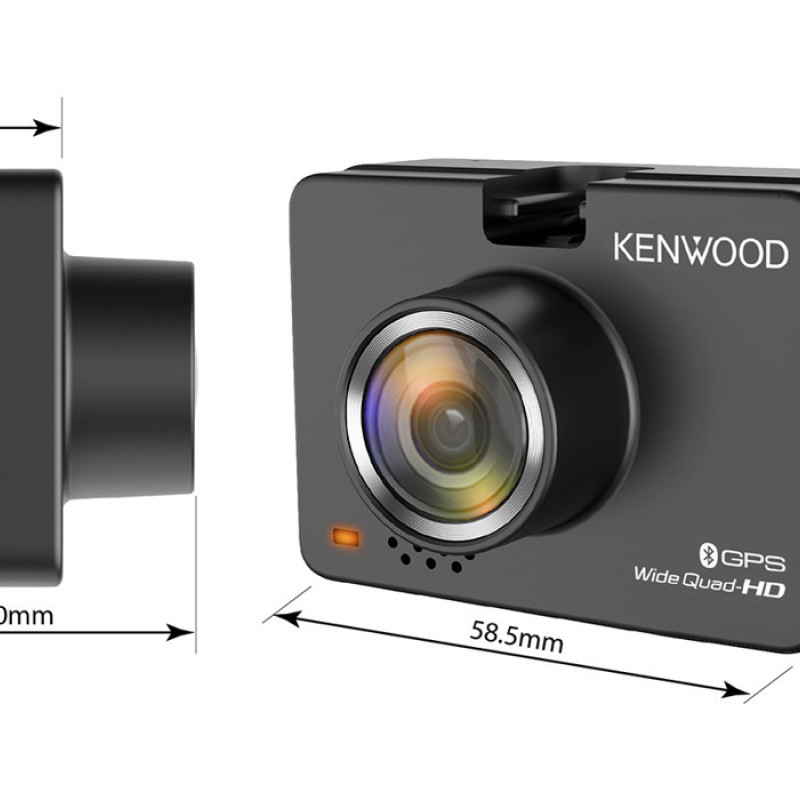 Kenwood DRV A510W Κάμερα DVR Αυτοκινήτου 4K WiFi, GPS για Παρμπρίζ