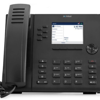 Mitel Sip Telefon 6915 Ενσύρματο Τηλέφωνο IP Μαύρο