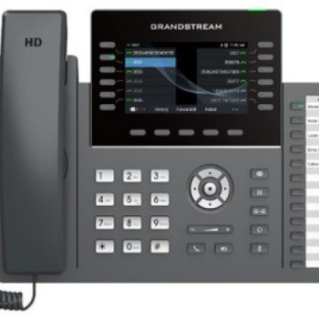 Grandstream GRP2636 Ενσύρματο Τηλέφωνο IP 6 γραμμών Μαύρο