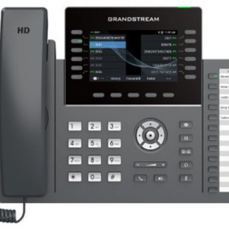 Grandstream GRP2636 Ενσύρματο Τηλέφωνο IP 6 γραμμών Μαύρο