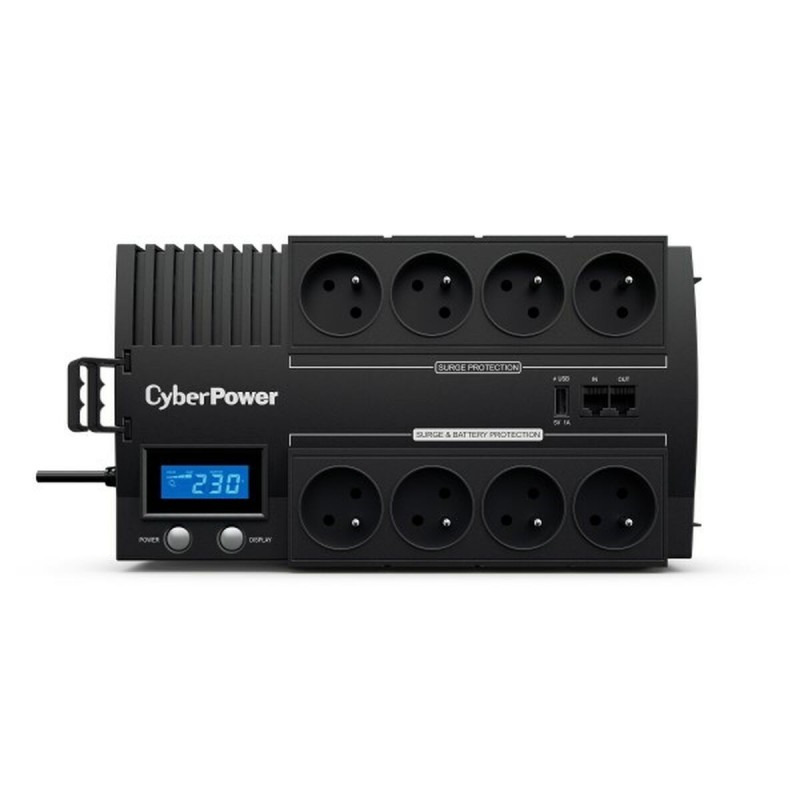 CyberPower BR1000ELCD-FR (Γαλλική Πρίζα) UPS Line-Interactive 1000VA 600W με 8 Schuko Πρίζες
