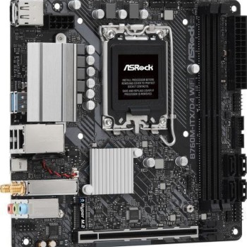 ASRock B760M-ITX/D4 WIFI Motherboard Mini ITX με Intel 1700 Socket