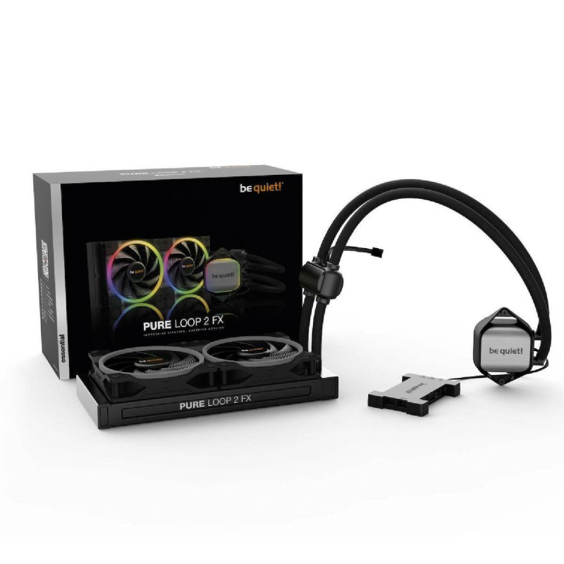 Be Quiet Pure Loop 2 FX Υδρόψυξη Επεξεργαστή Διπλού Ανεμιστήρα 120mm για Socket AM4/AM5/1700/1200/115x με ARGB Φωτισμό