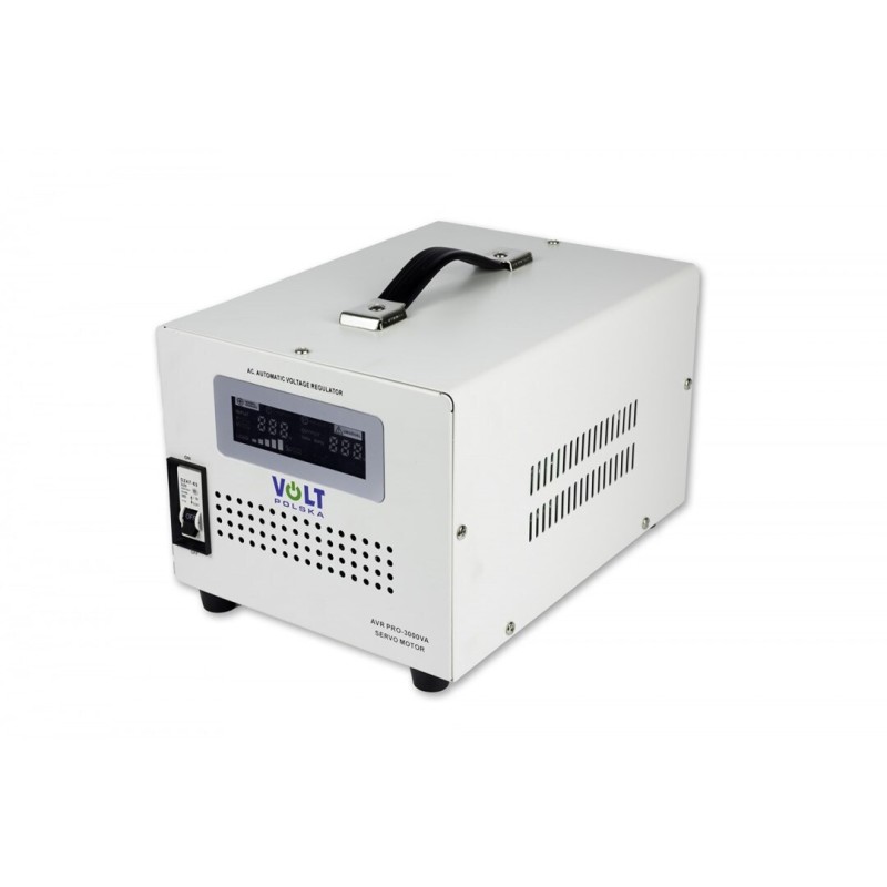 Volt Polska AVR PRO Σταθεροποιητής Τάσης 3000VA με 2 Πρίζες Ρεύματος