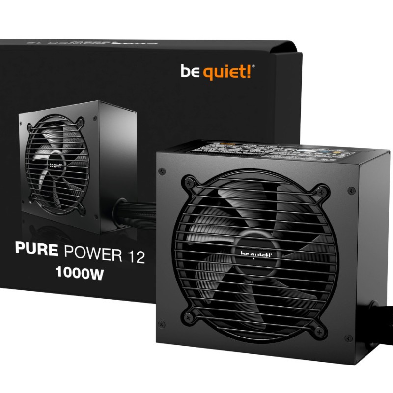 Be Quiet Pure Power BP005EU 1000W Μαύρο Τροφοδοτικό Υπολογιστή Full Wired 80 Plus Gold