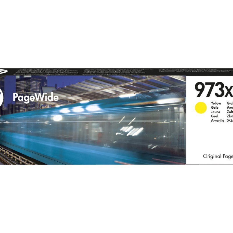 HP 973X Γνήσιο Μελάνι Εκτυπωτή InkJet Κίτρινο (F6T83AE)