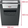 Rexel Καταστροφέας Εγγράφων Momentum X410 P4 Cross Cut 10 Φύλλων με Κάδο 23lt 2104571