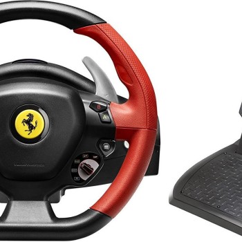 Thrustmaster Ferrari 458 Spider Τιμονιέρα με Πετάλια για XBOX One με 240° Περιστροφής