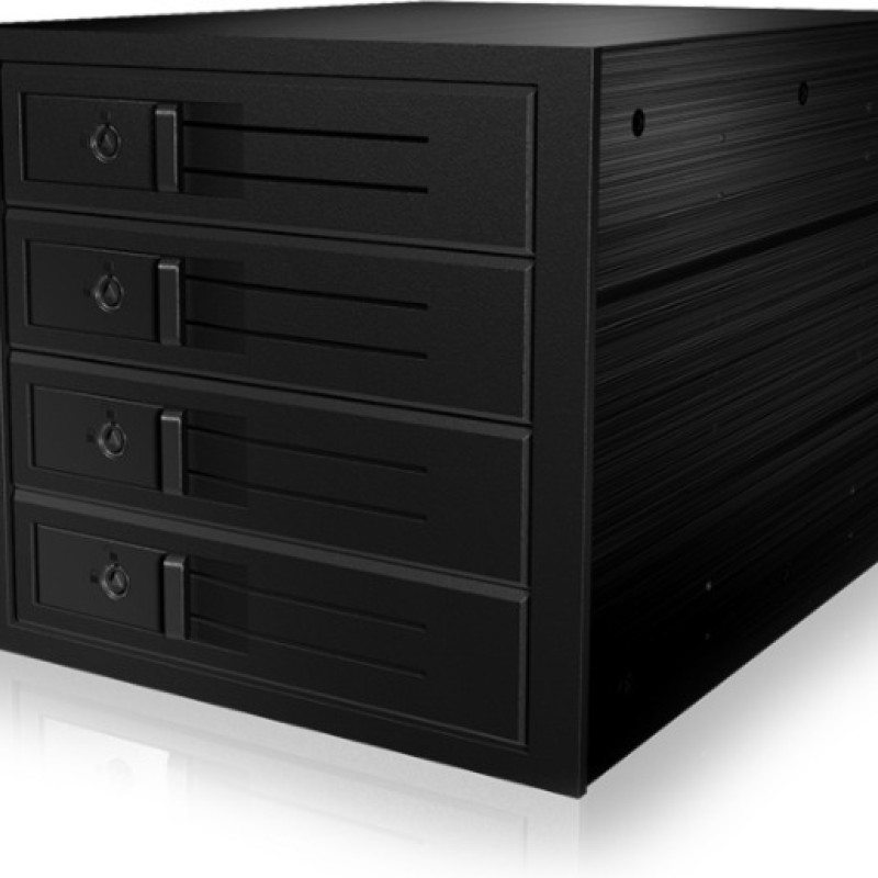 Icy Box Backplane for 4x HDD for 3x 5,25
