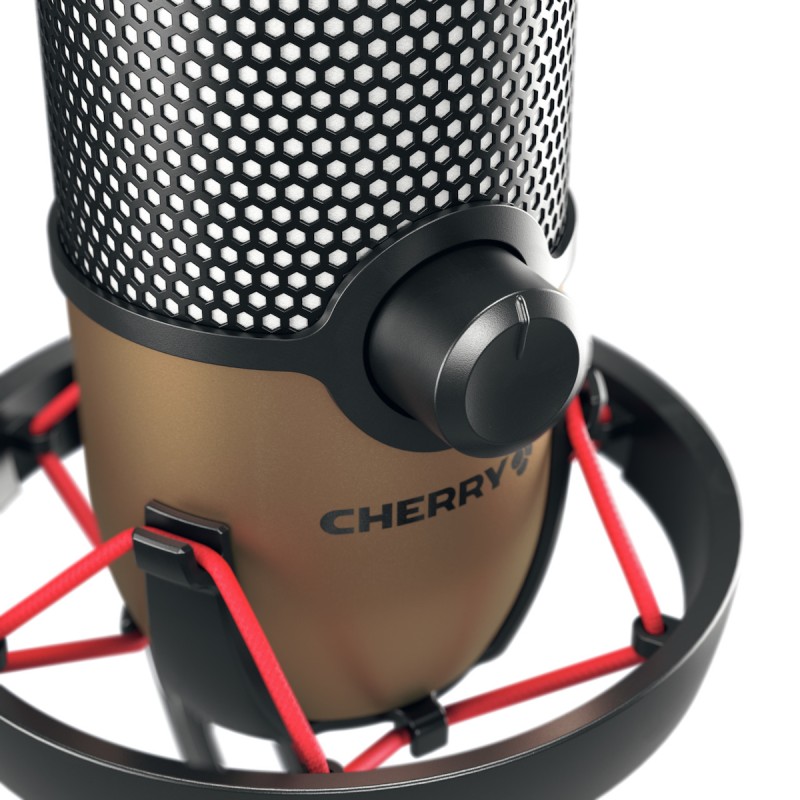 Cherry UM 9.0 Pro RGB Πυκνωτικό Μικρόφωνο USB Επιτραπέζιο