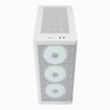 APNX C1 Gaming Midi Tower Κουτί Υπολογιστή με Πλαϊνό Παράθυρο και RGB Φωτισμό Λευκό