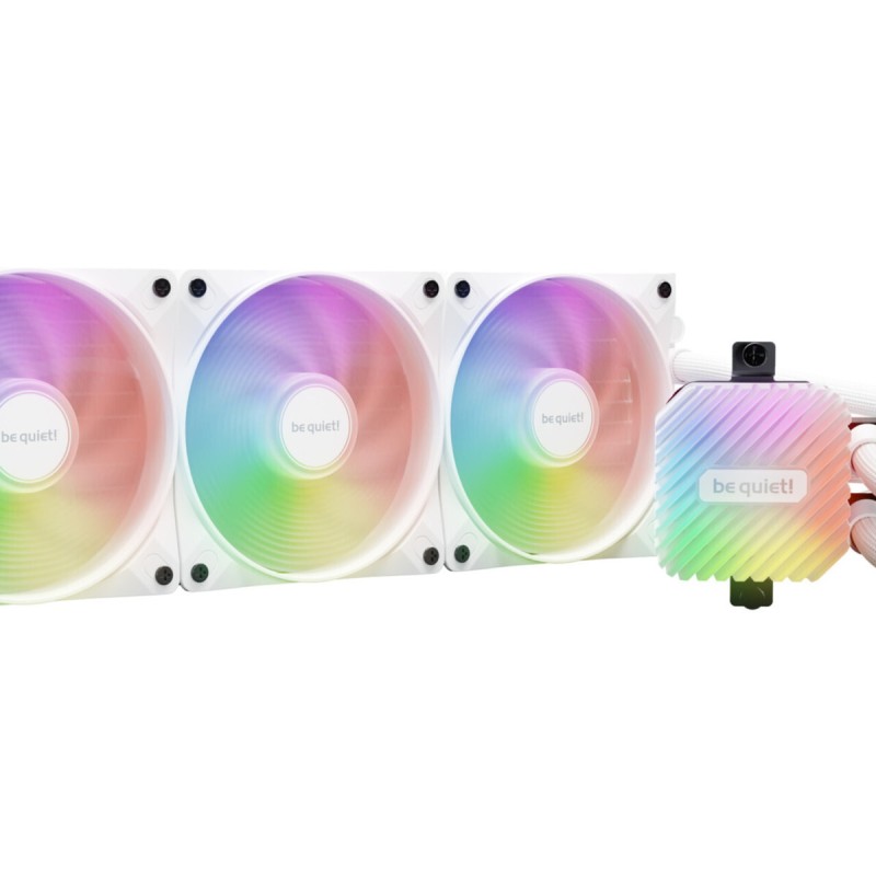Be Quiet Light Loop Υδρόψυξη Επεξεργαστή Τριπλού Ανεμιστήρα 120mm για Socket AM4/AM5/1700/1200/115x με RGB Φωτισμό Λευκή