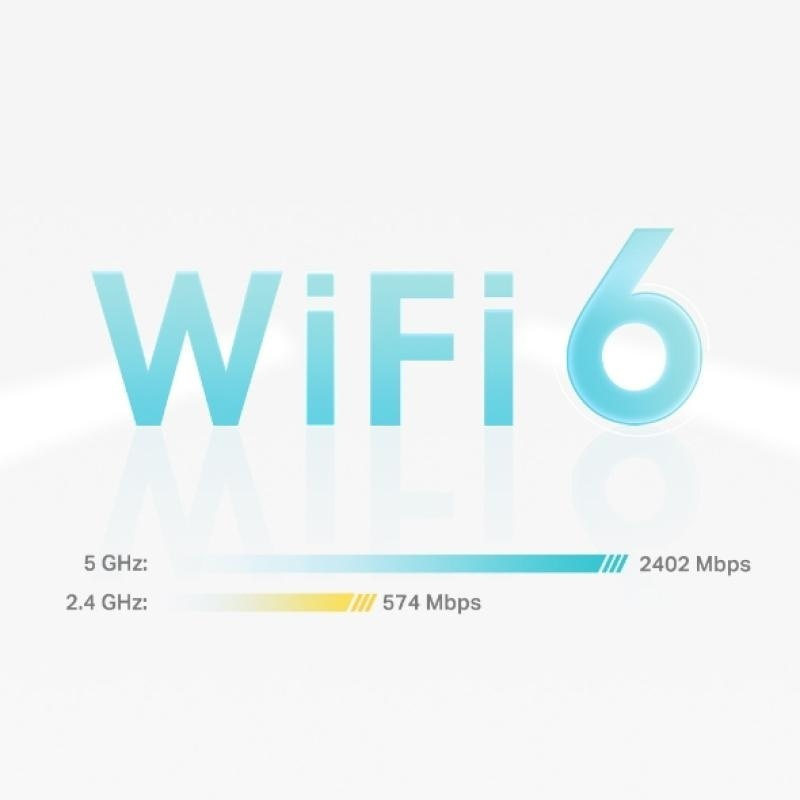 TP-LINK Deco X50 v1 WiFi Mesh Network Access Point Wi‑Fi 6 Dual Band (2.4 & 5GHz) σε Διπλό Kit