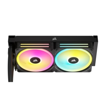 Corsair ICUE Link H100i Υδρόψυξη Επεξεργαστή Διπλού Ανεμιστήρα 120mm για Socket AM4/AM5/1700/1200/115x με RGB Φωτισμό