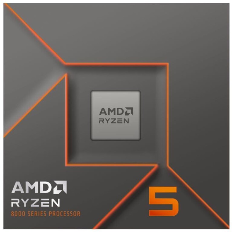 AMD Ryzen 5 8400F 4.2GHz Επεξεργαστής 6 Πυρήνων για Socket AM5 σε Κουτί με Ψύκτρα