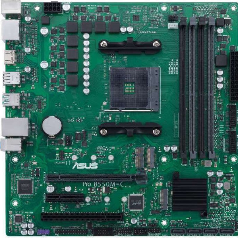 Asus Pro B550M-C/CSM Motherboard Micro ATX με AMD AM4 Socket