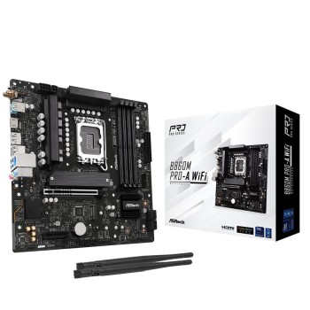 ASRock B860M Pro-A WiFi Motherboard Micro ATX με Intel 1851 Socket