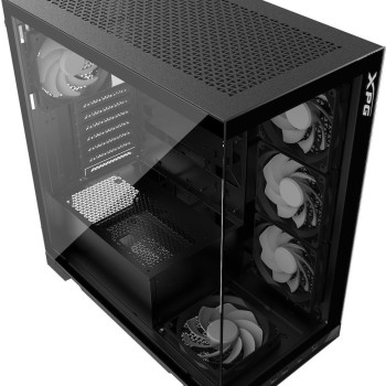 Adata Invader X Gaming Full Tower Κουτί Υπολογιστή με Πλαϊνό Παράθυρο Μαύρο