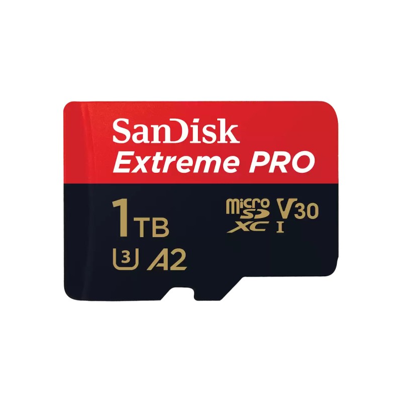 Sandisk Extreme Pro microSDXC 1.0TB Class 10 U3 V30 A2 UHS-I με αντάπτορα