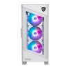 MSI MPG Velox 100R Gaming Midi Tower Κουτί Υπολογιστή με Πλαϊνό Παράθυρο Λευκό