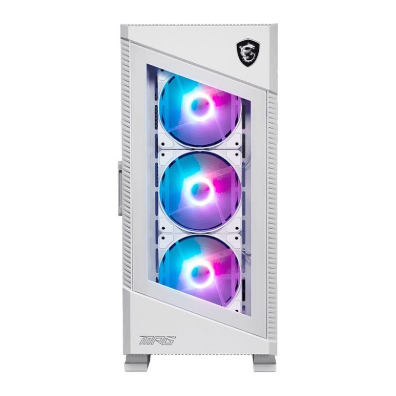 MSI MPG Velox 100R Gaming Midi Tower Κουτί Υπολογιστή με Πλαϊνό Παράθυρο Λευκό