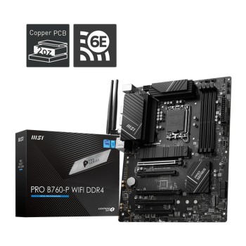 MSI Pro B760-P WIFI DDR4 Motherboard ATX με Intel 1700 Socket