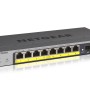 NetGear GS110TP v1 Managed L2 PoE Switch με 8 Θύρες Gigabit (1Gbps) Ethernet και 10 SFP Θύρες