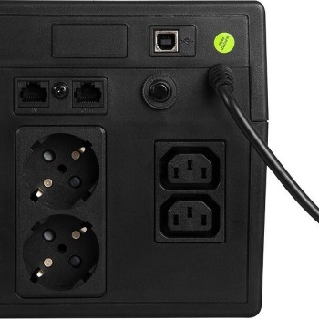 Green Cell Microsine 1000VA UPS Line-Interactive 700W με 2 Schuko Πρίζες