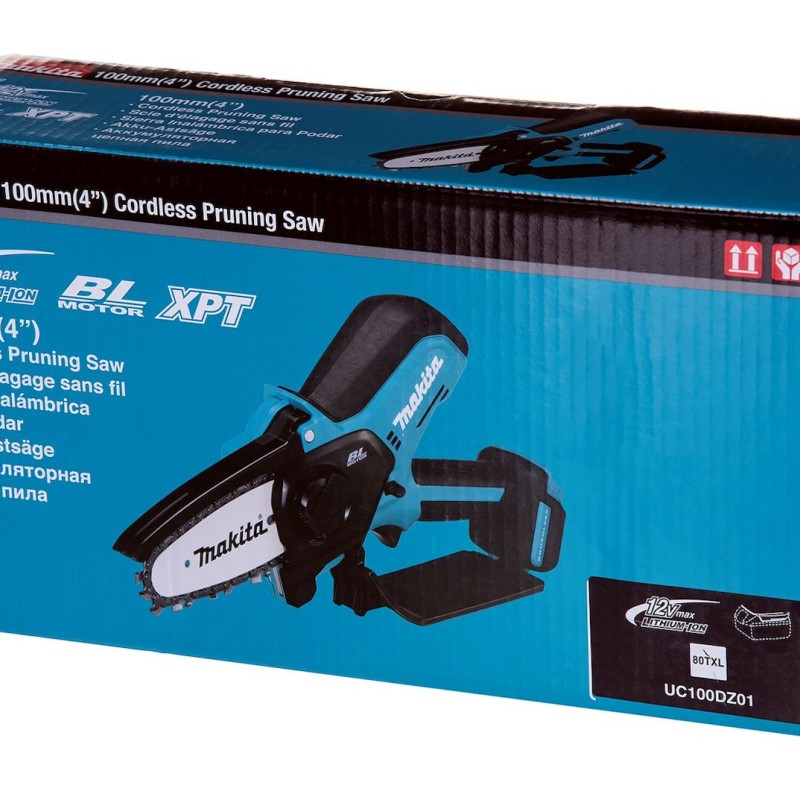Makita Κλαδευτικό Αλυσοπρίονο Μπαταρίας Solo 12V 1.3kg με Λάμα 10cm UC100DZ01