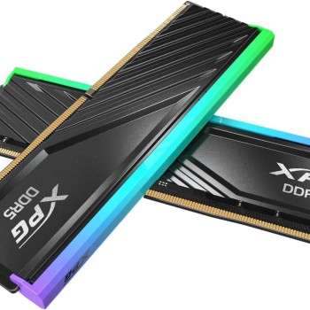 Adata Lancer Blade RBG DDR5 32GB RAM με 2x16GB Modules και Ταχύτητα 6400 για Desktop AX5U6400C3216G-DTLABRBK