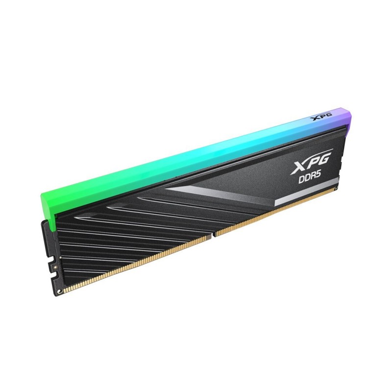 Adata Lancer RGB DDR5 32GB RAM με 2x16GB Modules και Ταχύτητα 6000 για Desktop AX5U6000C3016G-DTLABRBK