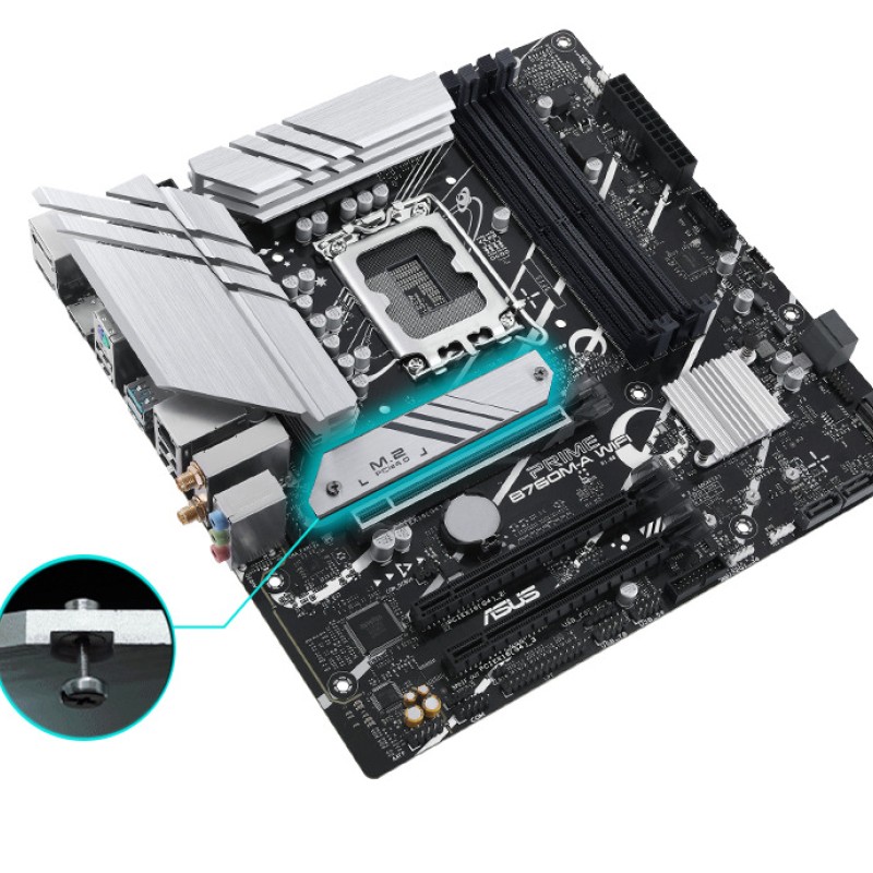 Asus Prime B760M-A WIFI Motherboard Micro ATX με Intel 1700 Socket