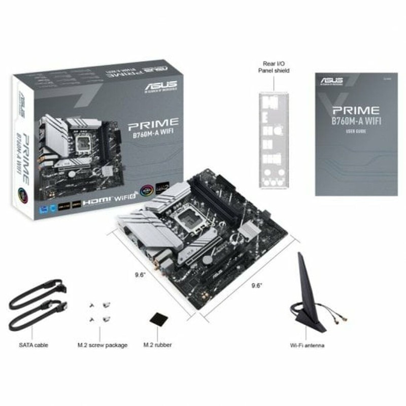 Asus Prime B760M-A WIFI Motherboard Micro ATX με Intel 1700 Socket