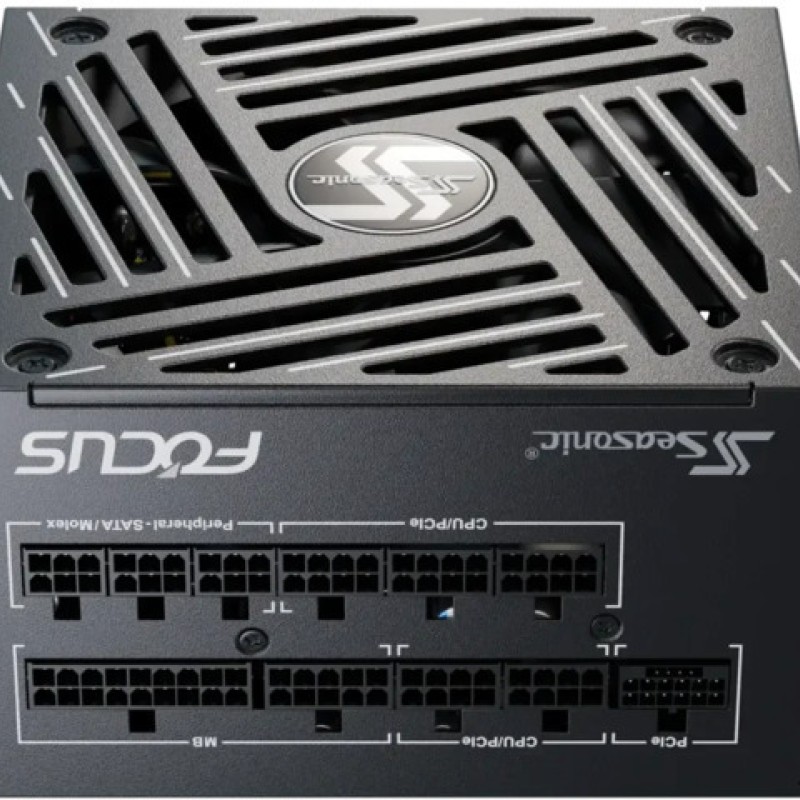 Seasonic Focus GX ATX3.1 2024 850W Μαύρο Τροφοδοτικό Υπολογιστή Full Modular 80 Plus Gold