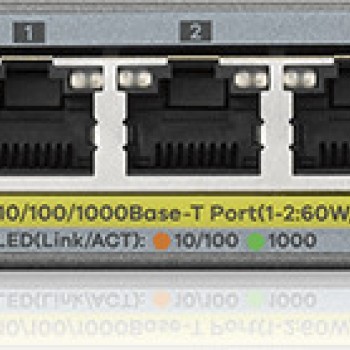 Zyxel GS1350-6HP Managed L2 PoE+ Switch με 5 Θύρες Gigabit (1Gbps) Ethernet και 1 SFP Θύρα