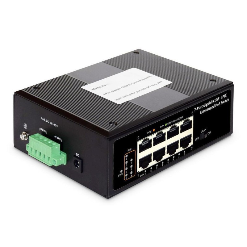 Digitus DN-651113 Unmanaged PoE+ Switch με 7 Θύρες Ethernet και 7 SFP Θύρες