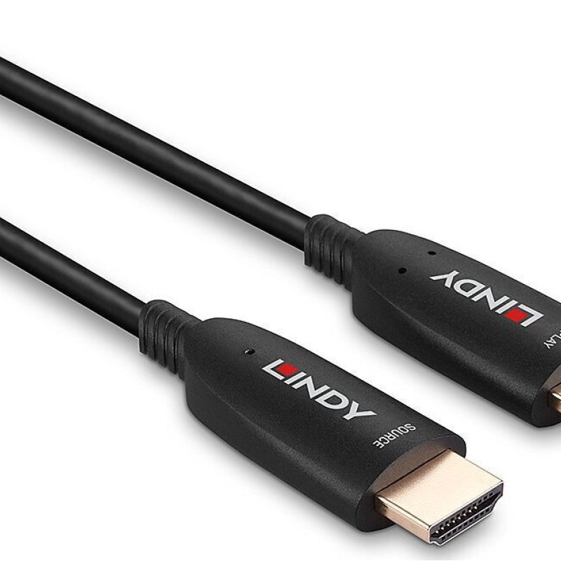 Lindy Cable HDMI male - HDMI male 60m Μαύρο (38516)