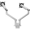 One For All DM 7220 Βάση Γραφείου για 2 Οθόνες με Βραχίονα Λευκή