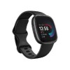 Fitbit Versa 4 Aluminium 41mm Αδιάβροχο Smartwatch με Παλμογράφο (Μαύρο)