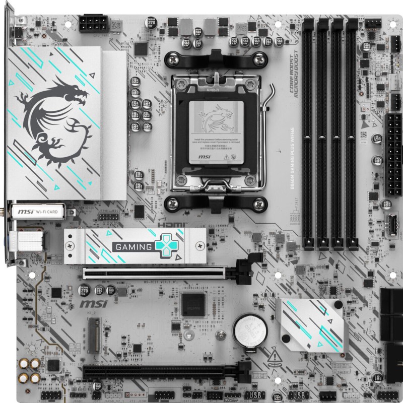 MSI B840M Gaming Plus WIFI6E Motherboard Micro ATX με AMD AM5 Socket