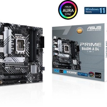 Asus Prime B660M-A D4-CSM Motherboard Micro ATX με Intel 1700 Socket
