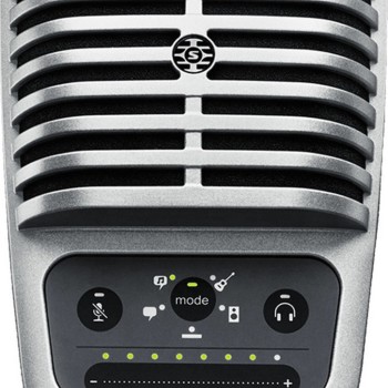 Shure Motiv MV51 Πυκνωτικό Μικρόφωνο USB Επιτραπέζιο, Shock Mounted για Φωνητικά σε Γκρι Χρώμα
