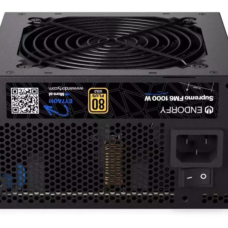 Endorfy Supremo FM6 1000W Μαύρο Τροφοδοτικό Υπολογιστή Full Modular 80 Plus Gold