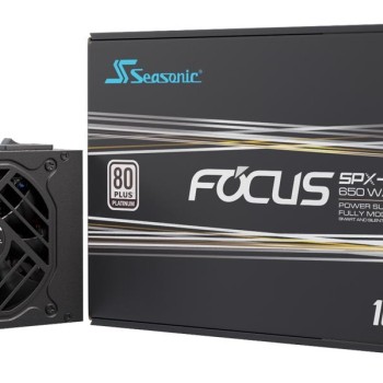 Seasonic FOCUS SPX 650 650W Μαύρο Τροφοδοτικό Υπολογιστή Full Modular 80 Plus Platinum