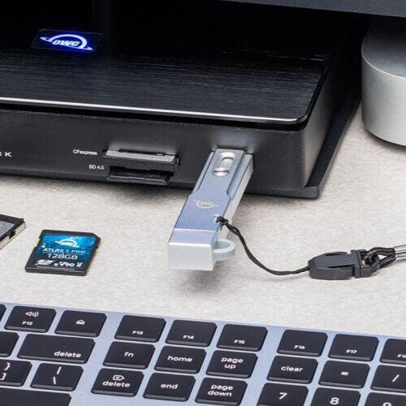 OWC Envoy Pro Mini 1.0TB USB 3.2 SSD Stick με σύνδεση USB-A & USB-C Ασημί