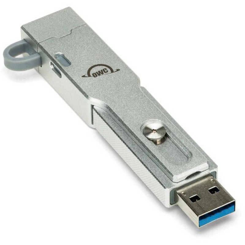 OWC Envoy Pro Mini 1.0TB USB 3.2 SSD Stick με σύνδεση USB-A & USB-C Ασημί